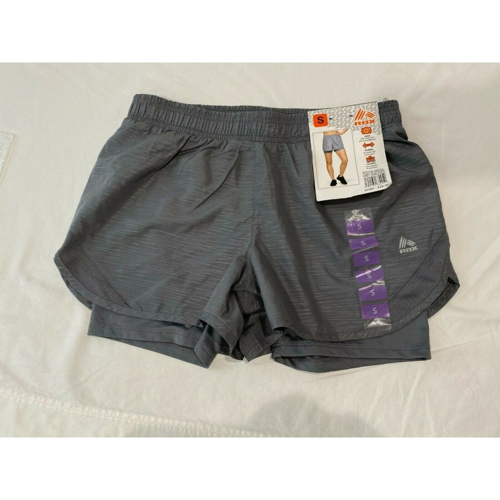 Rbx Dri Performance Stretch Running Shorts Sz S - image 2